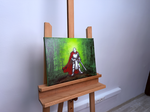 "Forest Knight" - Spray Art [40x50]
