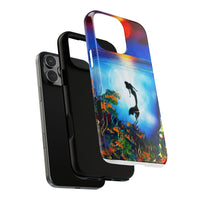 Silhouette Mermaid Ocean Case