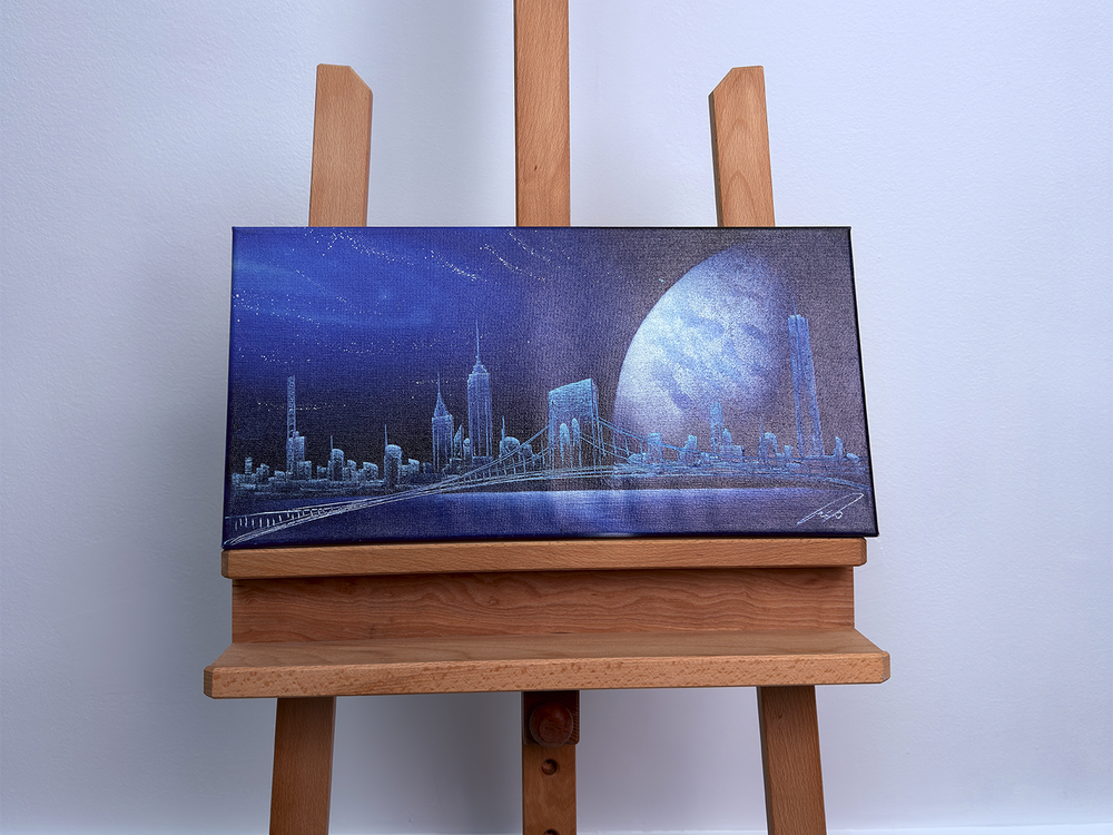 "Midnight Metropolis" - Spray Art