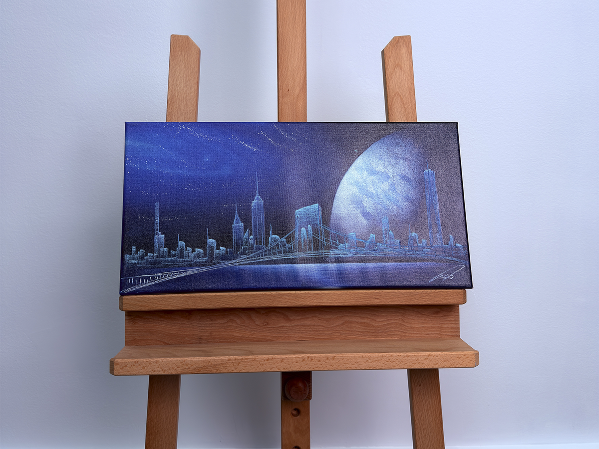 "Midnight Metropolis" - Spray Art