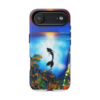 Silhouette Mermaid Ocean Case