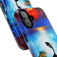 Silhouette Mermaid Ocean Case