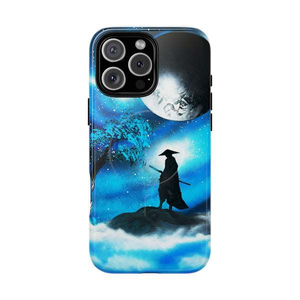 Samurai Moon Phone Case