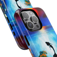 Silhouette Mermaid Ocean Case