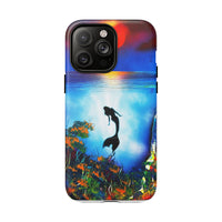 Silhouette Mermaid Ocean Case