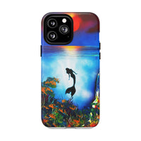Silhouette Mermaid Ocean Case