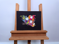 "Buttons Of Colour" - Spray Art