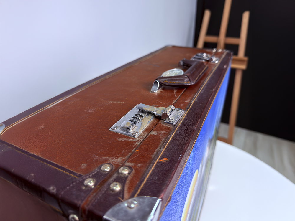 König Suitcase - Two-Sided Spray Painted  - *Ultra Rare Piece*