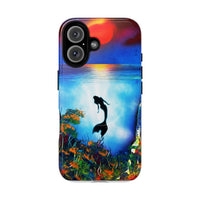Silhouette Mermaid Ocean Case