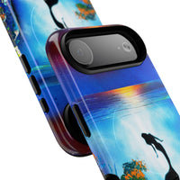 Silhouette Mermaid Ocean Case