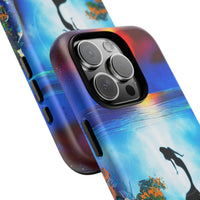 Silhouette Mermaid Ocean Case