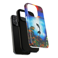 Silhouette Mermaid Ocean Case