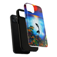 Silhouette Mermaid Ocean Case