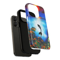 Silhouette Mermaid Ocean Case