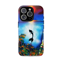 Silhouette Mermaid Ocean Case