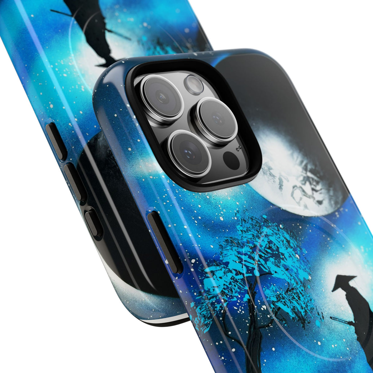 Samurai Moon Phone Case