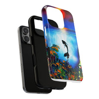 Silhouette Mermaid Ocean Case