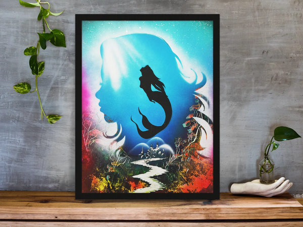 Abyssal Mermaid Silhouette