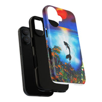Silhouette Mermaid Ocean Case