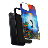 Silhouette Mermaid Ocean Case