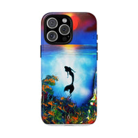 Silhouette Mermaid Ocean Case