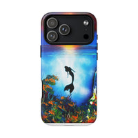 Silhouette Mermaid Ocean Case