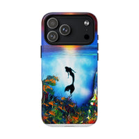 Silhouette Mermaid Ocean Case