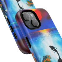 Silhouette Mermaid Ocean Case