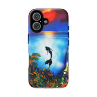 Silhouette Mermaid Ocean Case