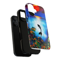 Silhouette Mermaid Ocean Case