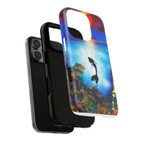 Silhouette Mermaid Ocean Case
