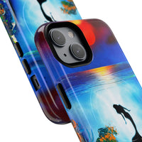 Silhouette Mermaid Ocean Case