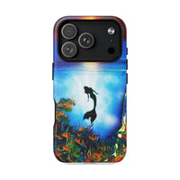 Silhouette Mermaid Ocean Case