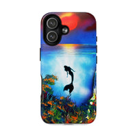 Silhouette Mermaid Ocean Case