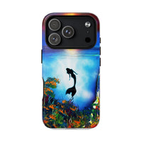 Silhouette Mermaid Ocean Case