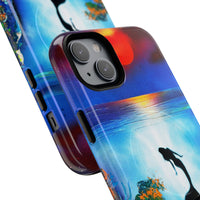 Silhouette Mermaid Ocean Case