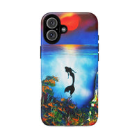 Silhouette Mermaid Ocean Case