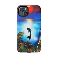 Silhouette Mermaid Ocean Case