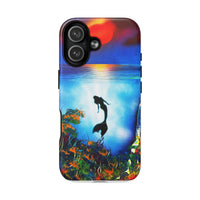 Silhouette Mermaid Ocean Case