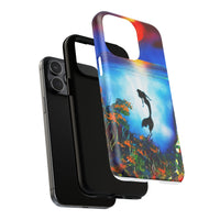 Silhouette Mermaid Ocean Case