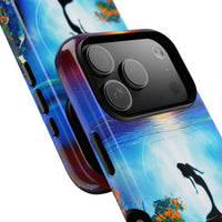 Silhouette Mermaid Ocean Case