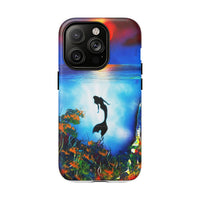 Silhouette Mermaid Ocean Case