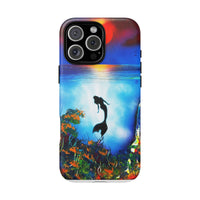 Silhouette Mermaid Ocean Case