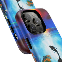 Silhouette Mermaid Ocean Case