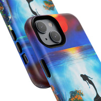 Silhouette Mermaid Ocean Case