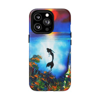 Silhouette Mermaid Ocean Case