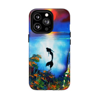 Silhouette Mermaid Ocean Case