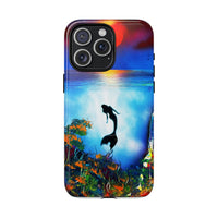 Silhouette Mermaid Ocean Case