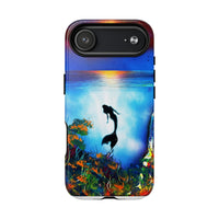 Silhouette Mermaid Ocean Case