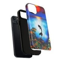 Silhouette Mermaid Ocean Case
